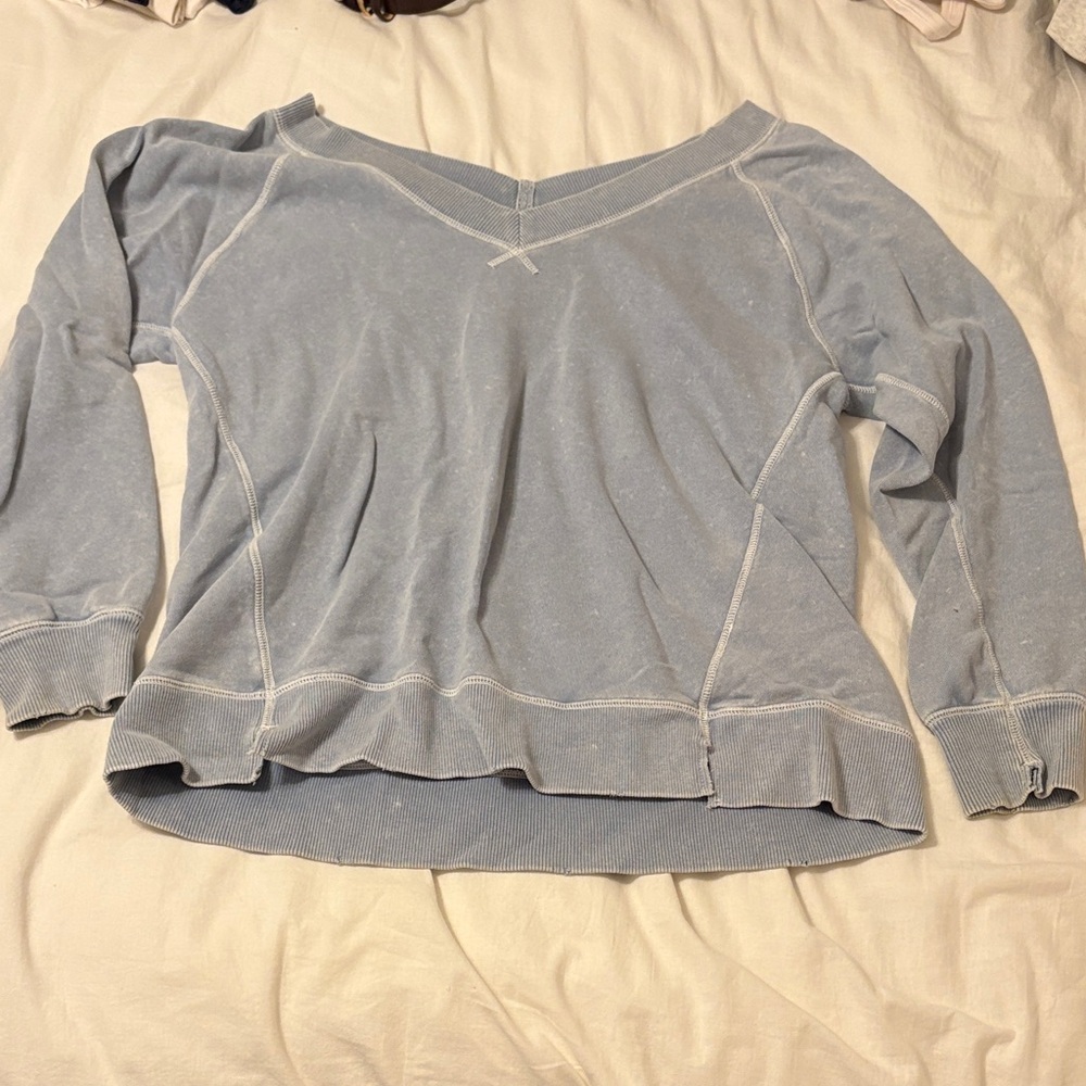 Aerie Light Blue Sweatshirt